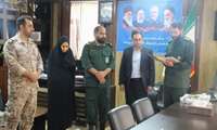 تقدیر فرمانده ناحیه بسیج شهرستان راز و جرگلان از همکاران شبکه بهداشت و درمان شهرستان